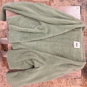 Aerie Cozy Green Cardigan